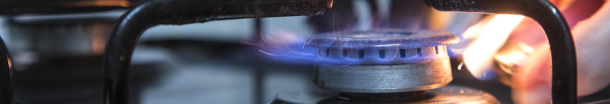 Imatge d'un foc de cuina de gas