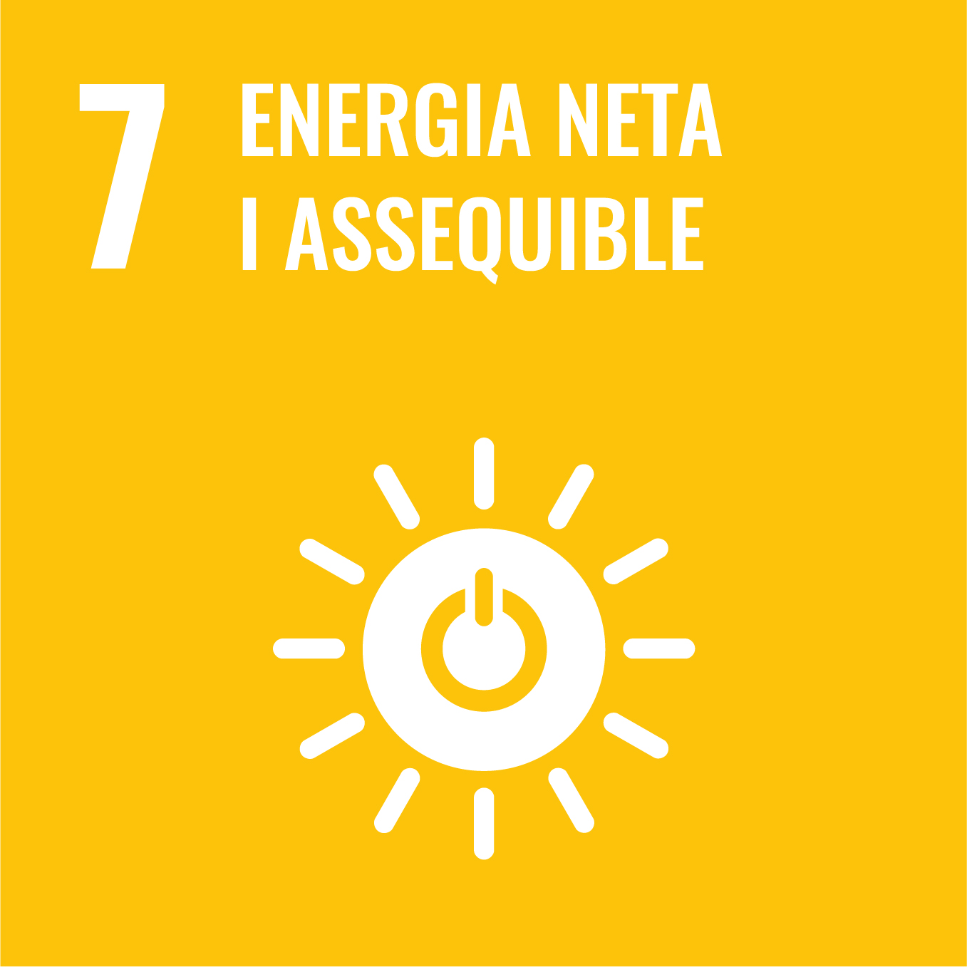 ODS 7. Energia neta i assequible