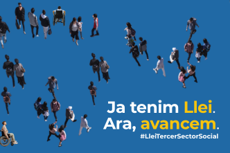 Banner anunciatiu conforme ja tenim la Llei del tercer sector social