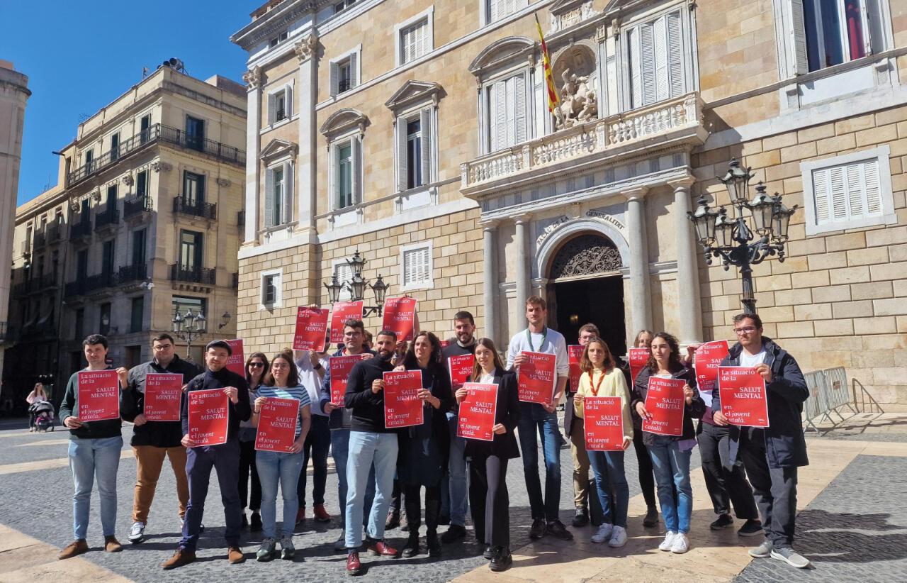 Imatge de la presentació de l'informe de Salut Mental Catalunya sobre la salut mental del jovent