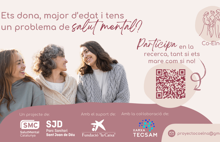 Imatge corporativa del projecte CoElna de dones i salut mental