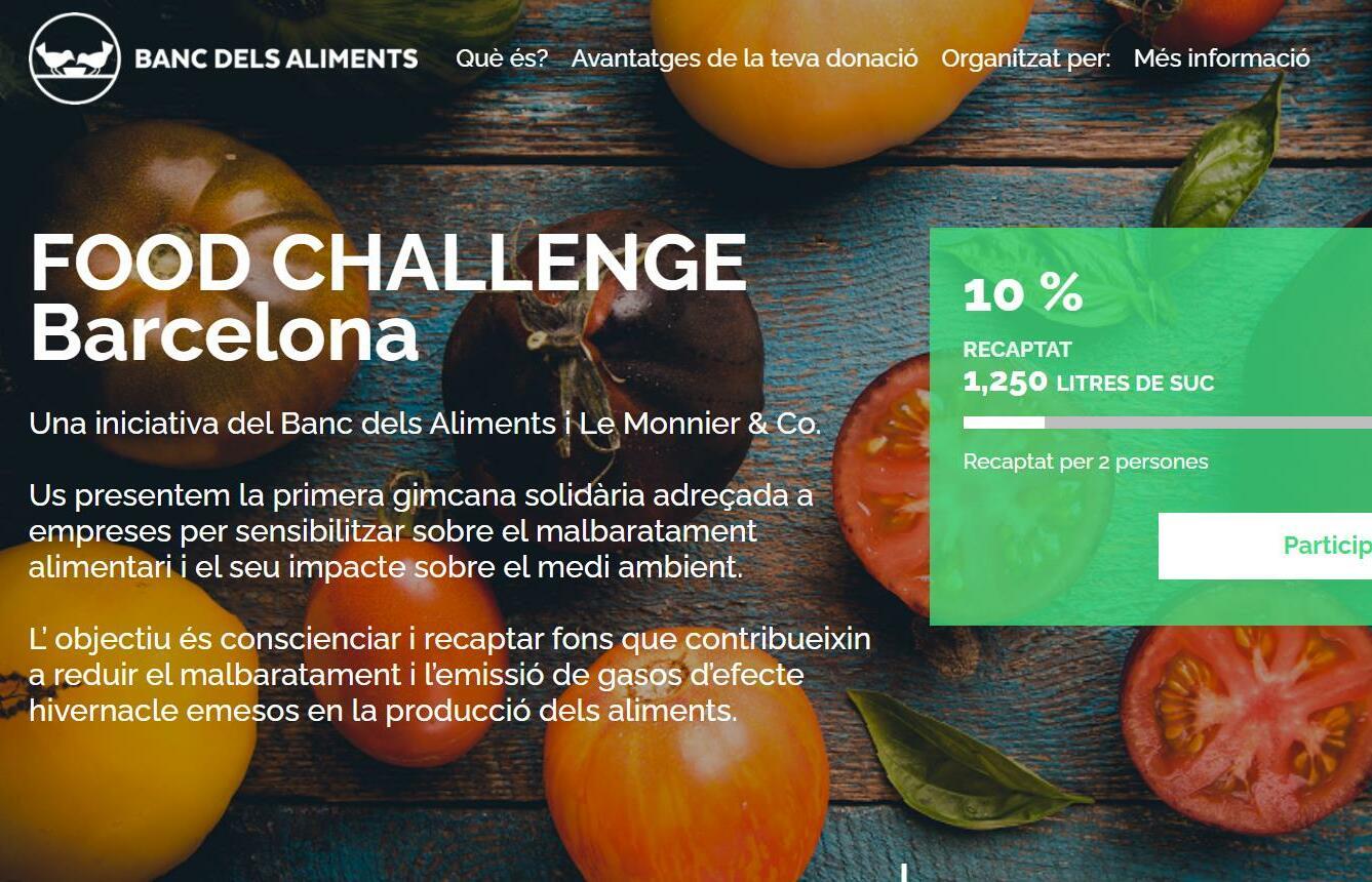 Imatge Food Challenge Banc Aliments