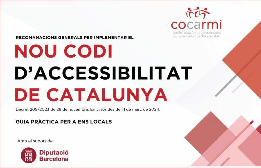 Portada del Nou Codi d'Accessibilitat de Catalunya