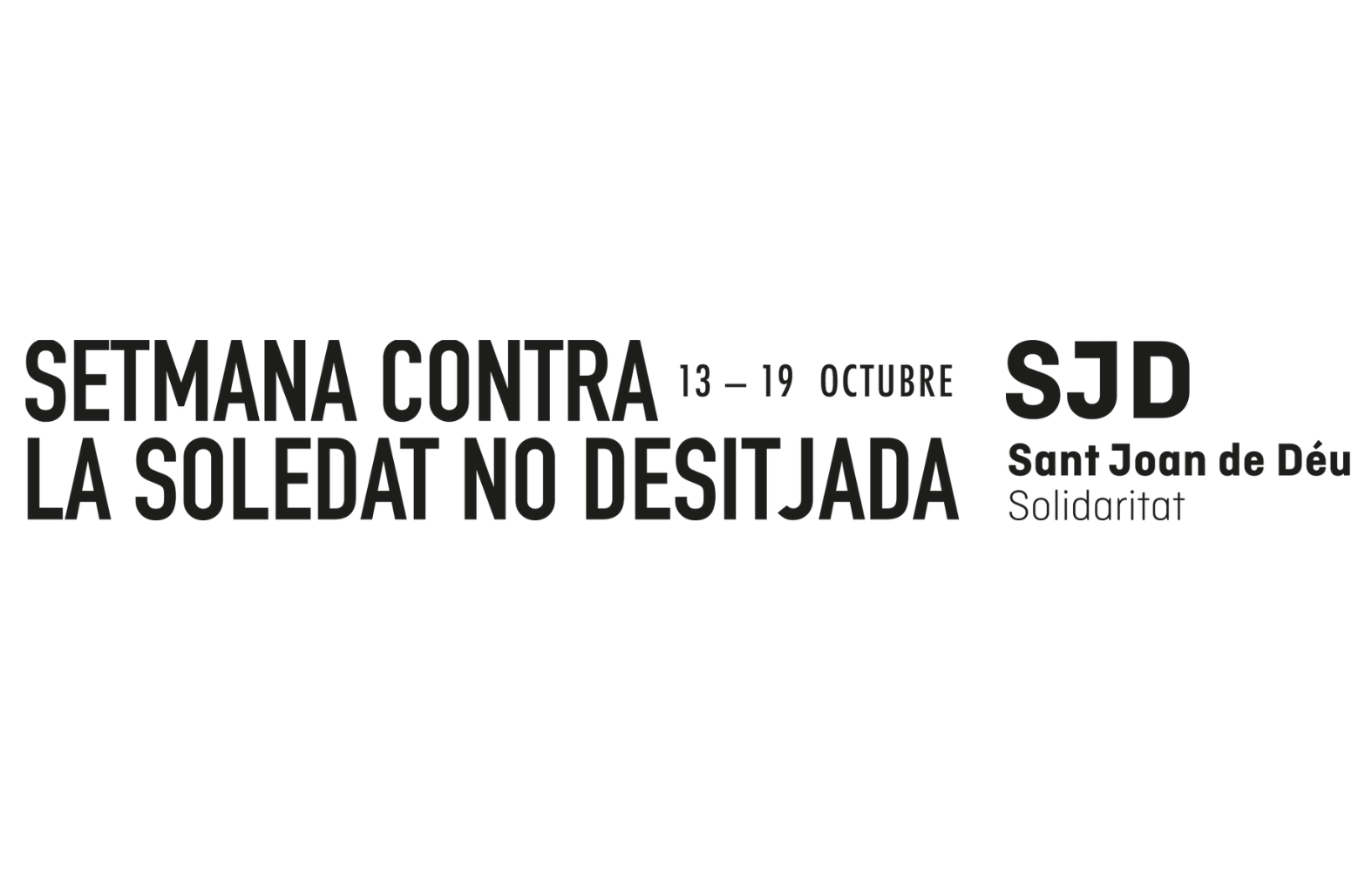Logotip Setmana contra la soledat no desitjada