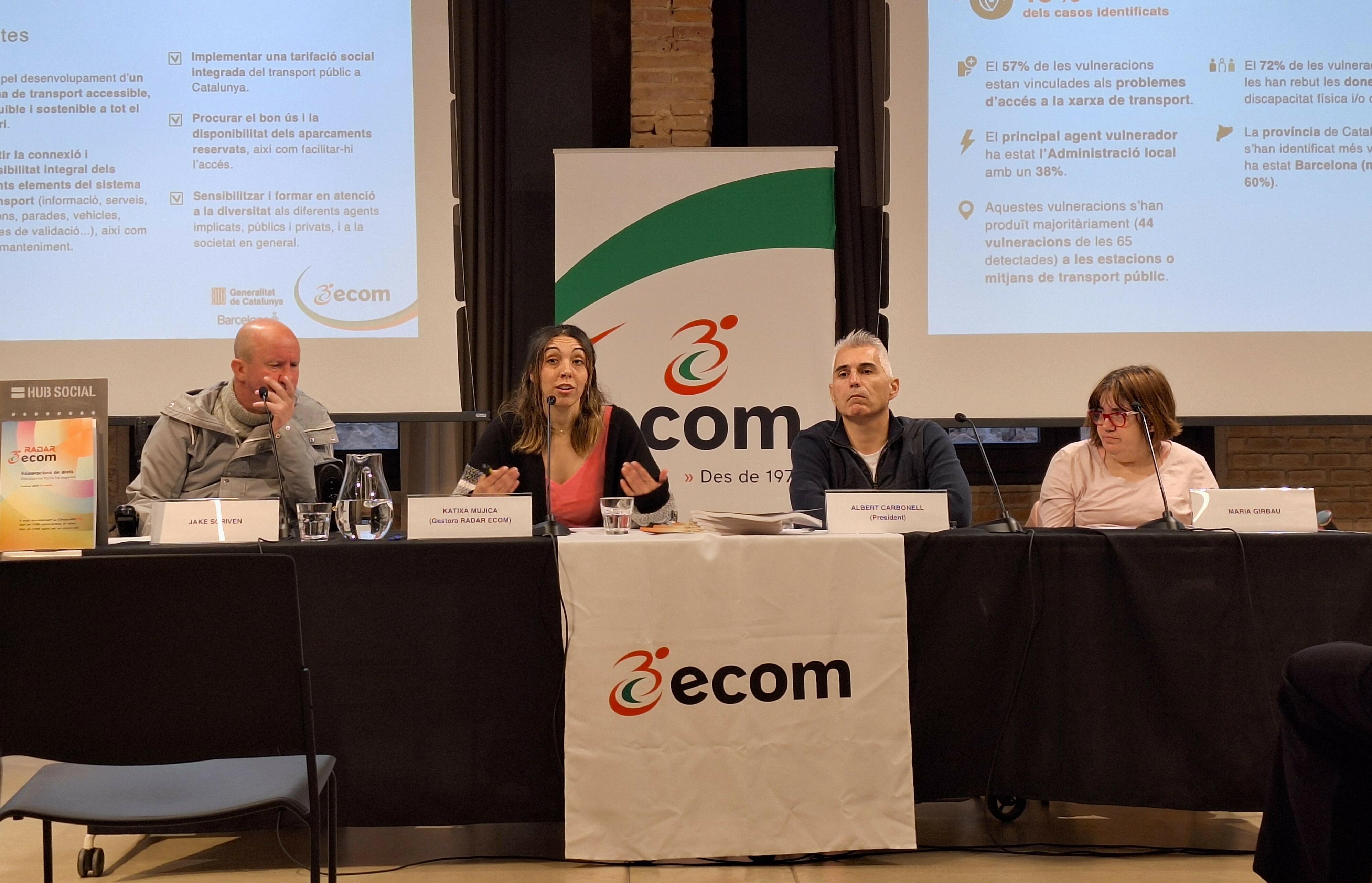 Presentació de l'informe de drets d'ECOM