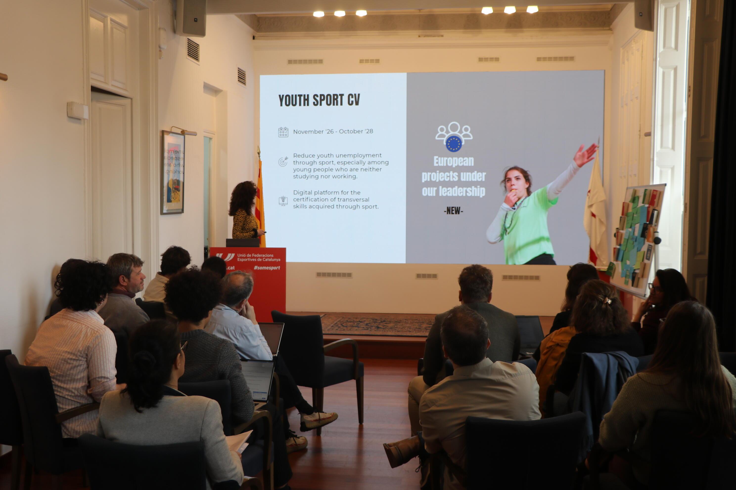 Imatge de la presentació del projecte de la Fundació Pere Tarrés