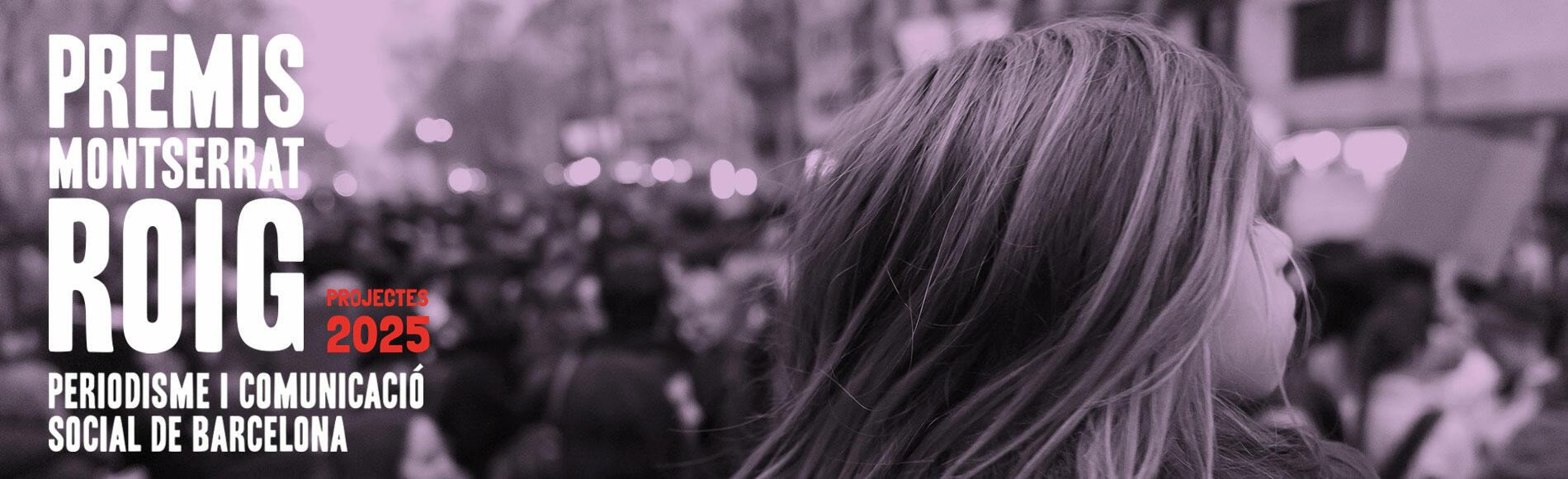Banner dels Premis Montserrat Roig als projectes de 2025
