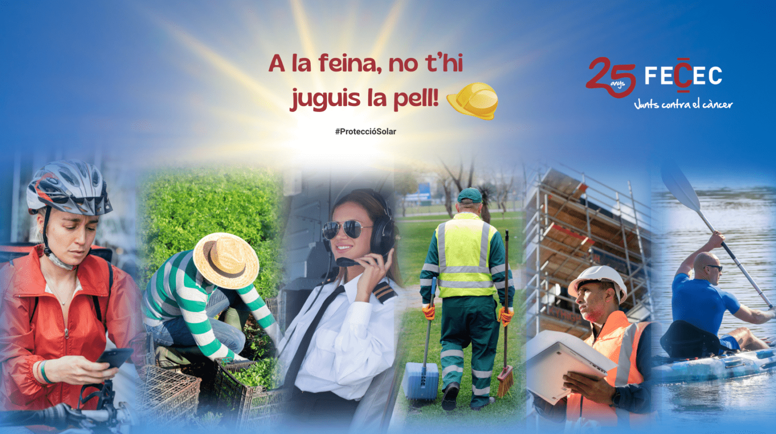 Imatge de la campanya 'No t'hi juguis la pell'