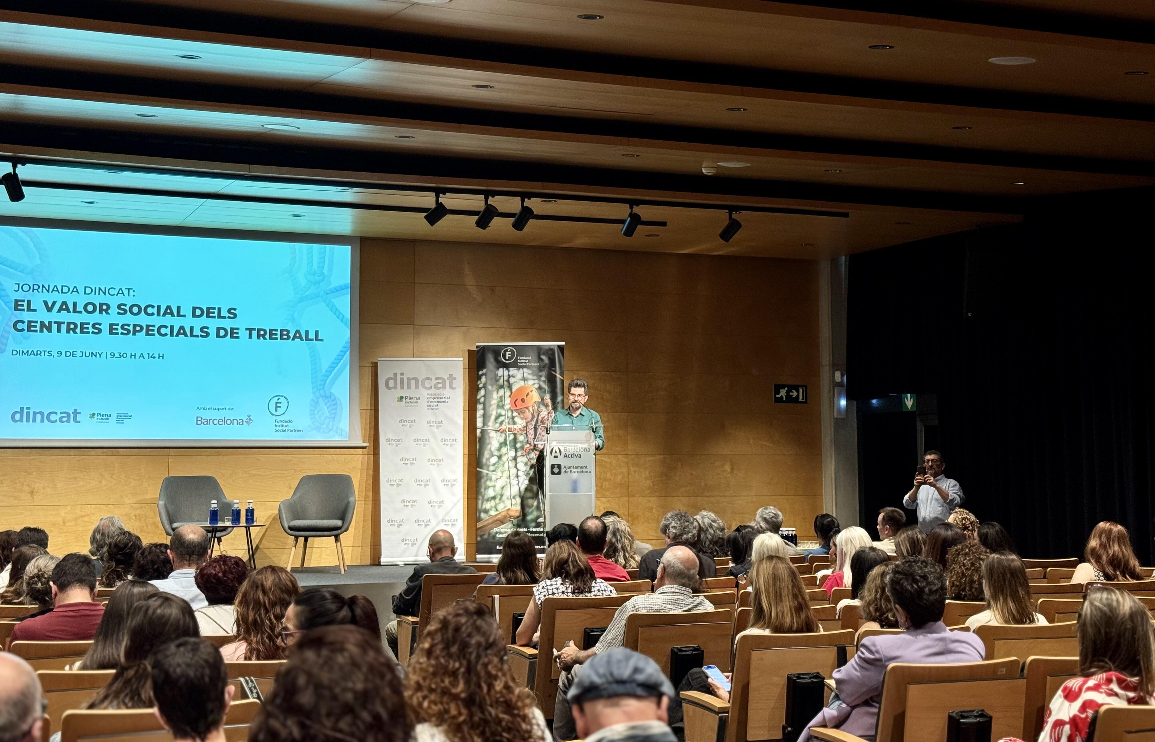Imatge de la jornada 'El valor social dels Centres Especials de Treball'