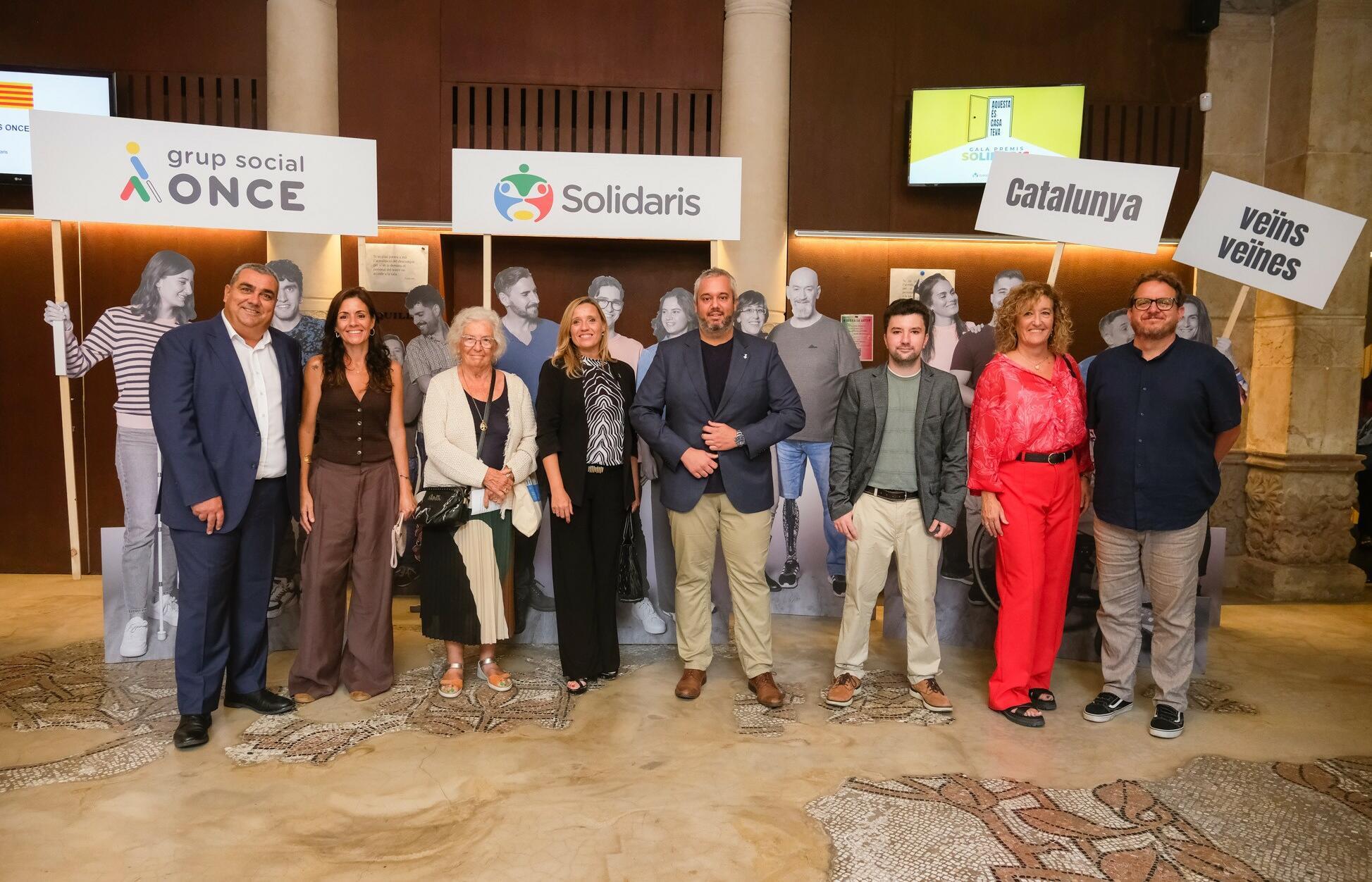 Imatge dels Premis Solidaris 2025 amb les iniciatives guanyadores