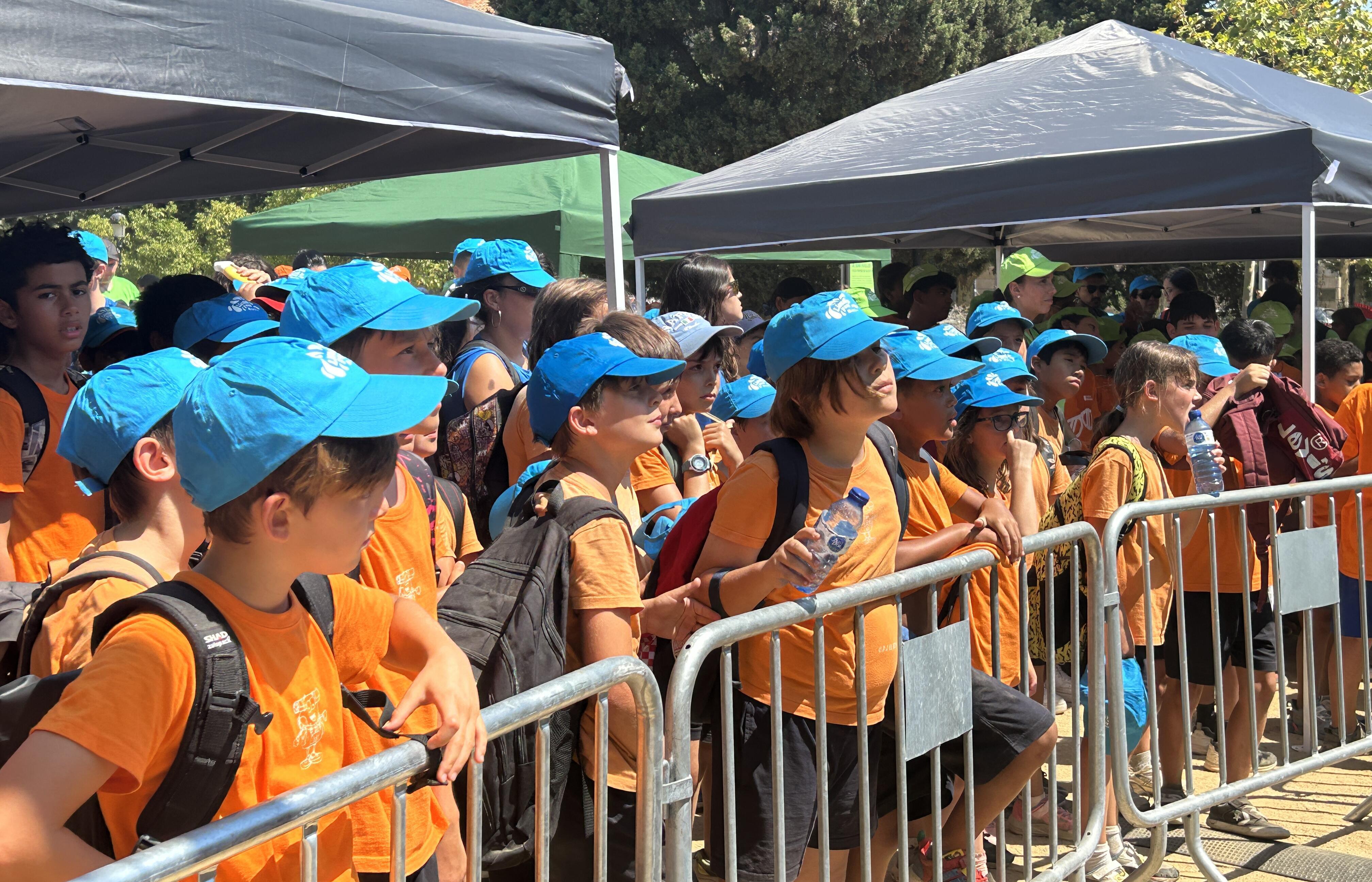 Infats i joves a l'acte Lleurefest 2026