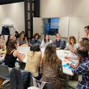 Imatge d'una de les dinàmiques de grup de la jornada d'aliances