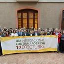 Fotografia institucional durant l'Acte del Dia Internacional per l'Erradicació de la Pobresa
