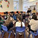 Fotografia de l'Assemblea de joves al Centre Socioeducatiu Poblenou