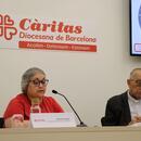 Imatge de la Roda de Premsa de Càritas Barcelona per presentar la Memòria 2025