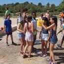 Imatge d'un grup d'infants a una activitat de lleure educatiu de la Fundació Pere Tarrés