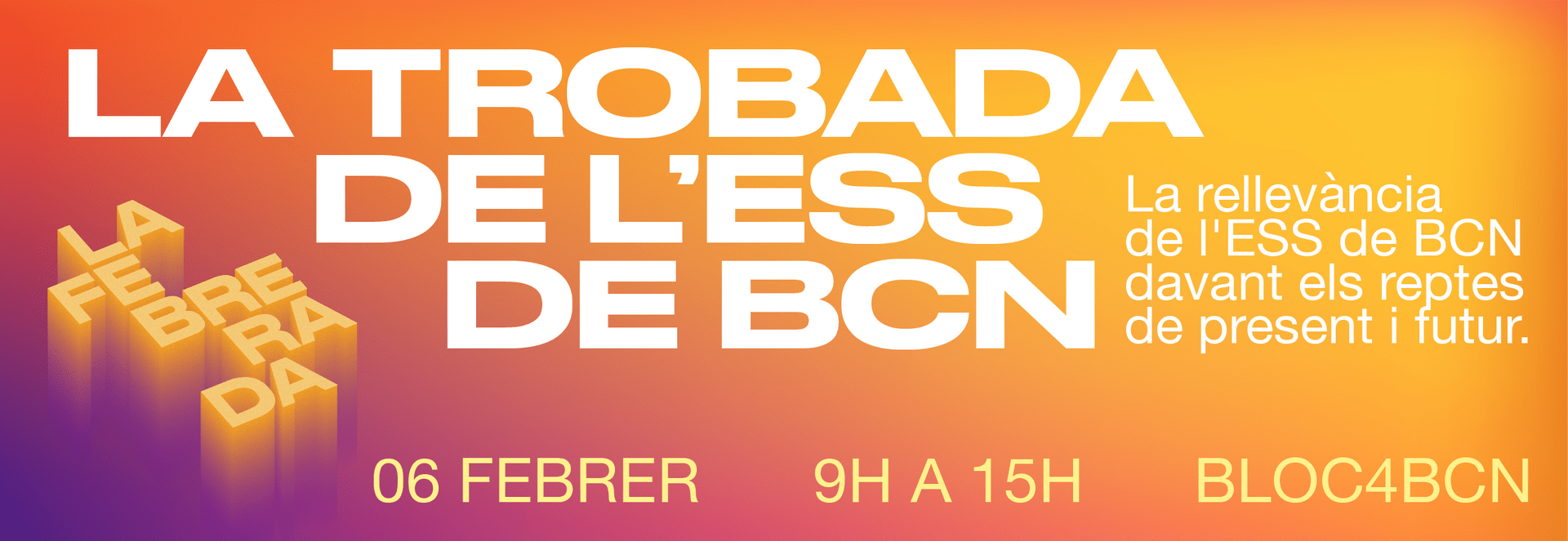 Cartell de la trobada de La Febrerada 2026.