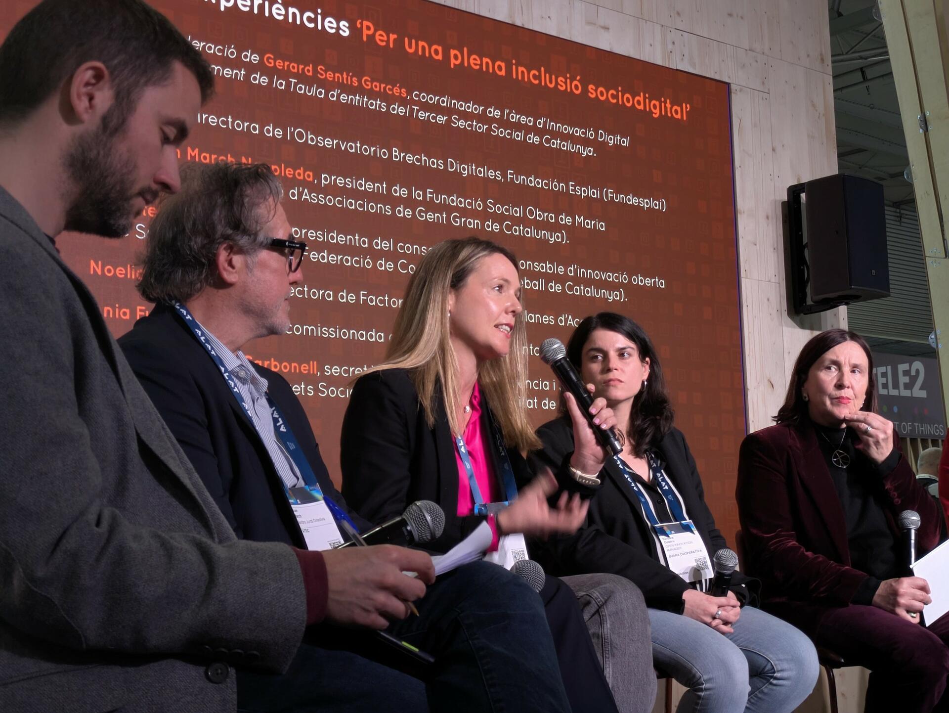 ‘Per una plena inclusió sociodigital’, gran acte públic al MWC2025 coorganitzat per la Taula del Tercer Sector Social, l’European Social Network i la Fundació Mobile World Capital Barcelona.