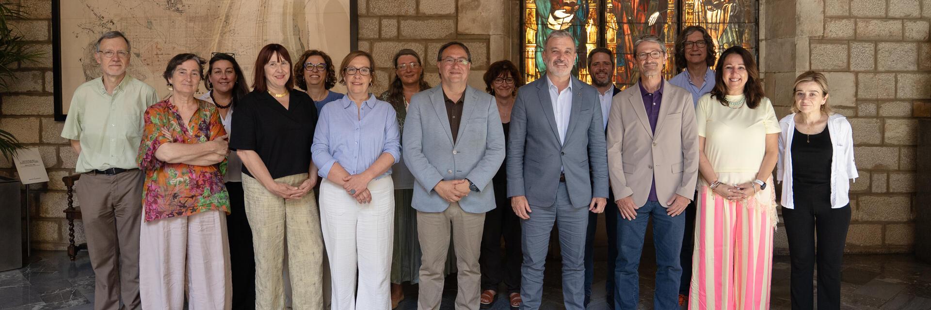 Imatge de la constitució de la Taula de Diàleg Civil a Barcelona