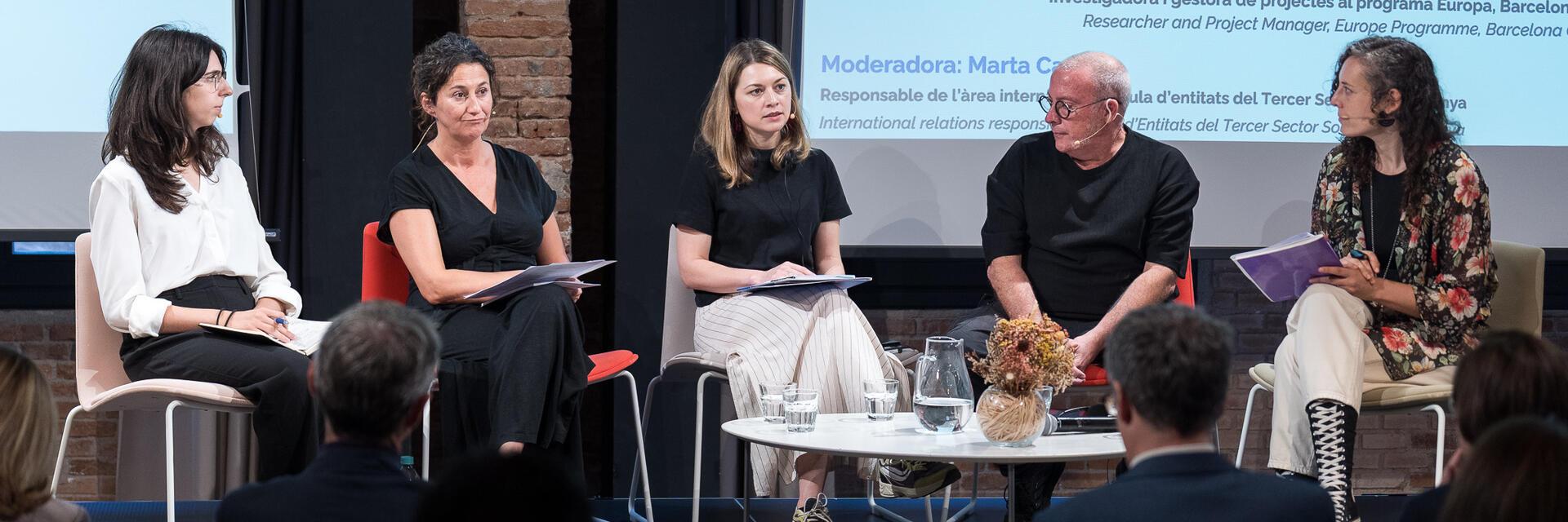 Imatges de la Taula Rodona del Debat Europa Social 2025