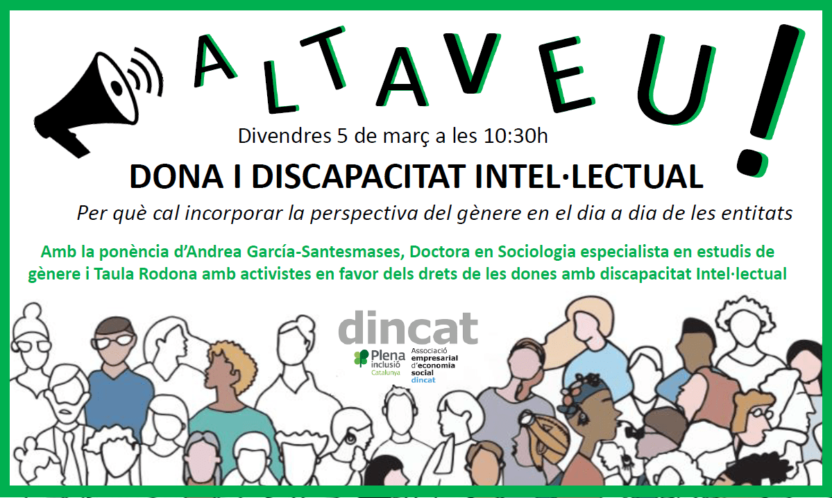 Imatge Altaveu Dincat - webinar dona i discapacitat intel·lectual