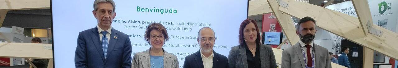 Imatge inauguració institucional jornada m4Social al MWC 2023