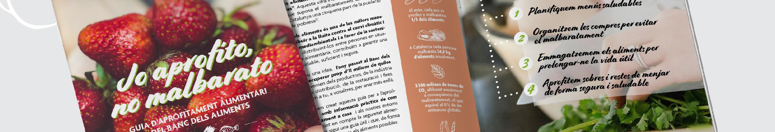 Imatge guia aprofitament alimentari del Banc dels Aliments