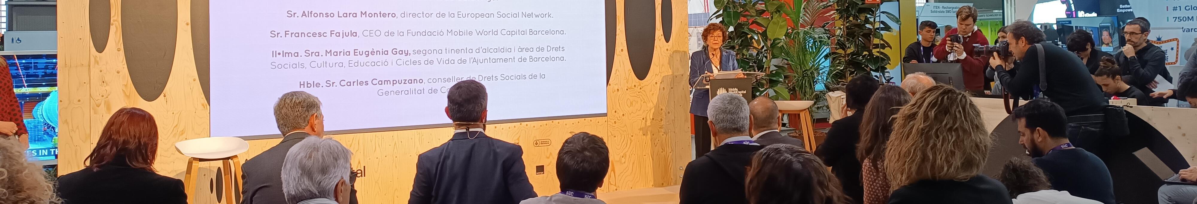 Imatge de la jornada de m4Social al MWC 2024