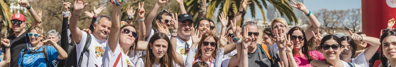 Imatge de participants a la Magic Line de Sant Joan de Déu