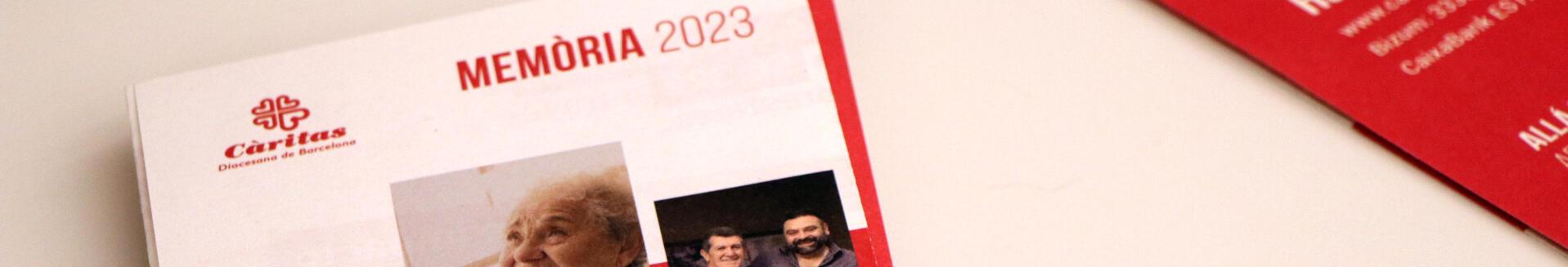 Memòria 2023 Càritas Barcelona