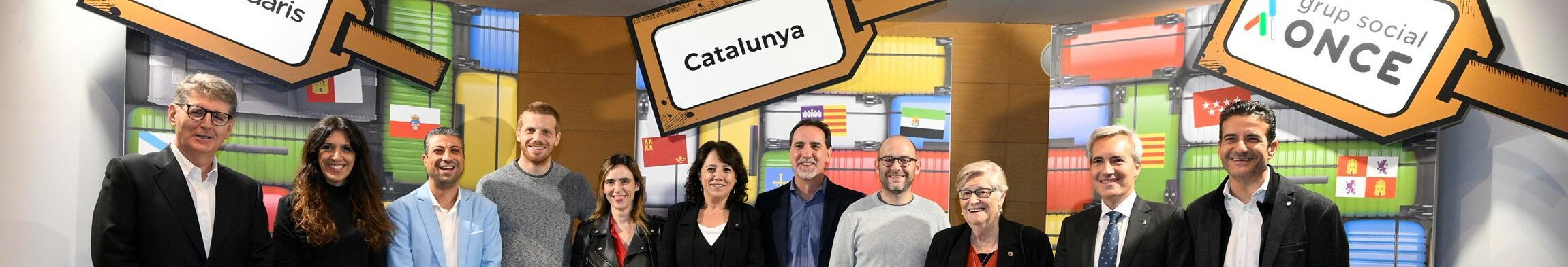 Imatge persones guardonades als Premis Solidaria ONCE 2024