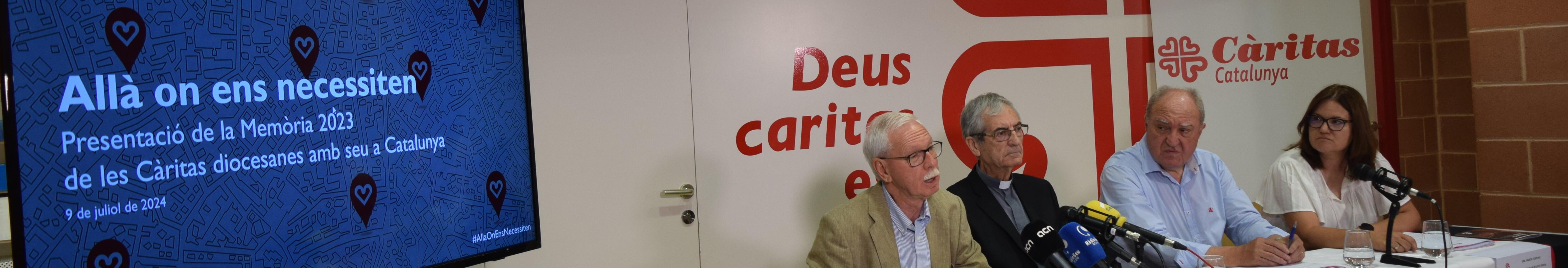 Presentació de la Memòria 2023 de Càritas Catalunya
