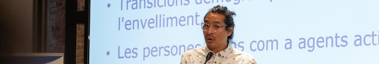 Carlos Chirinos, autor del dossier Catalunya Social Envelliment. Taula del Tercer Sector
