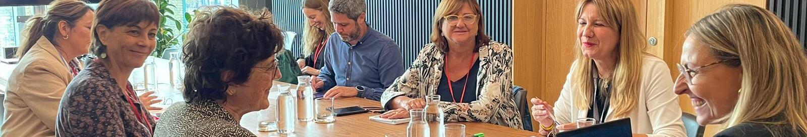 Reunió Taula del Tercer Sector amb la consellera d'Igualtat i Feminisme Eva Menor