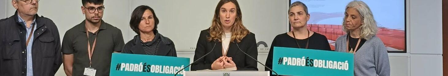 Pacte pel Padró als grups polítics del Parlament de Catalunya 