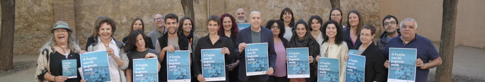 Presentació del manifest 'A l'estiu ens hi juguem molt'