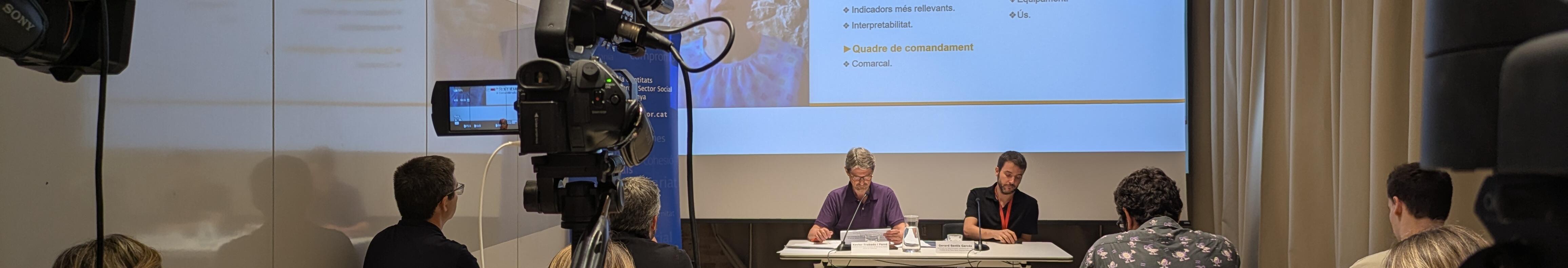 Roda de premsa presentació índex de bretxa digital