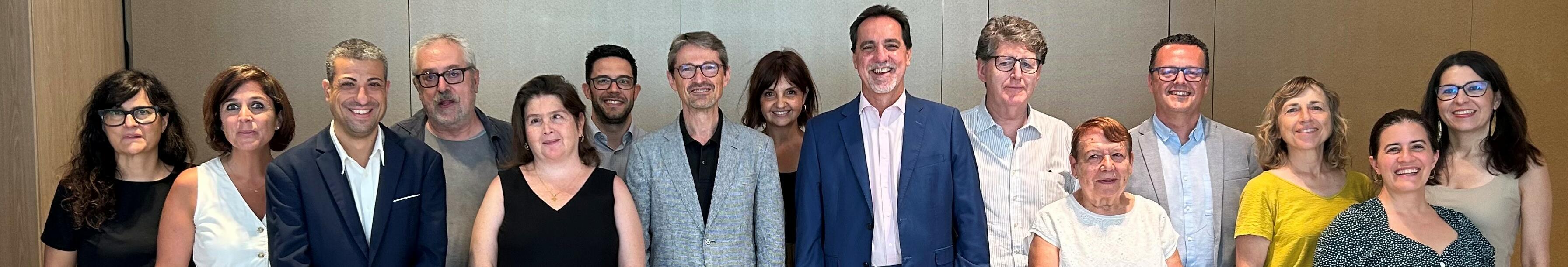 Foto grupal del jurat dels Premis Solidaris 2025 de l'ONCE