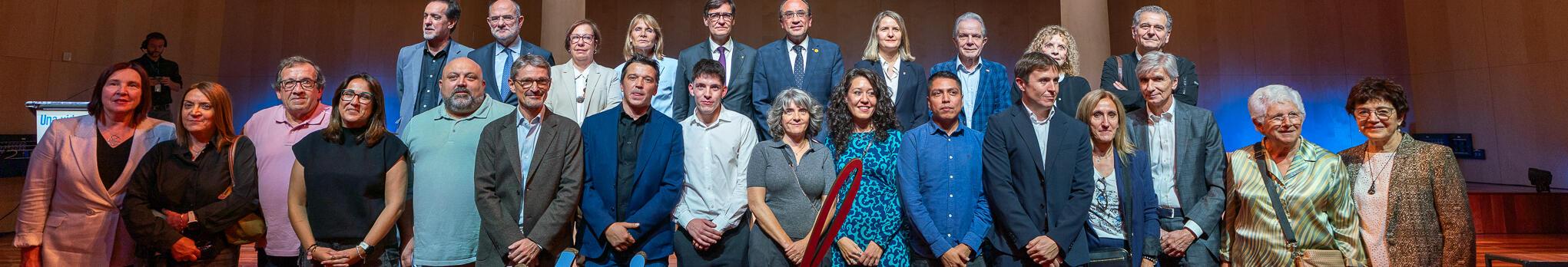 Imatge institucional acte d'homenatge a Enric Morist