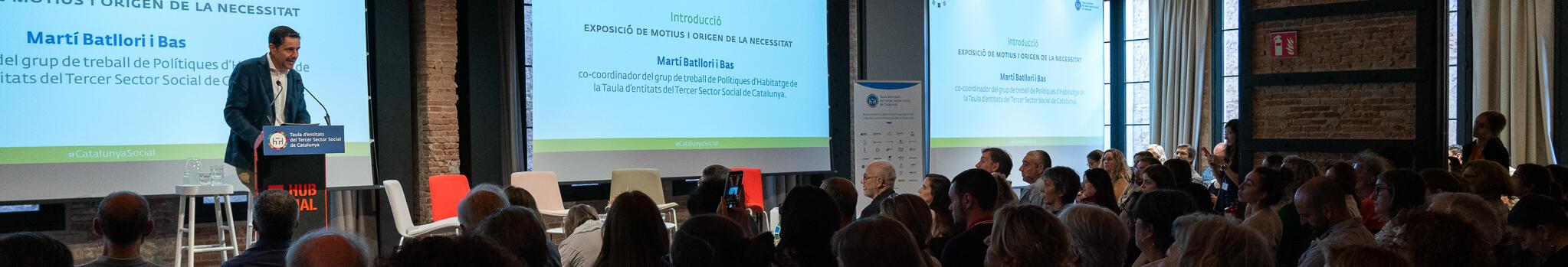 Imatge del Debat Catalunya Social sobre Habitatge