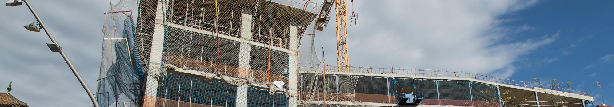 Imatge de pisos en construcció a Barcelona