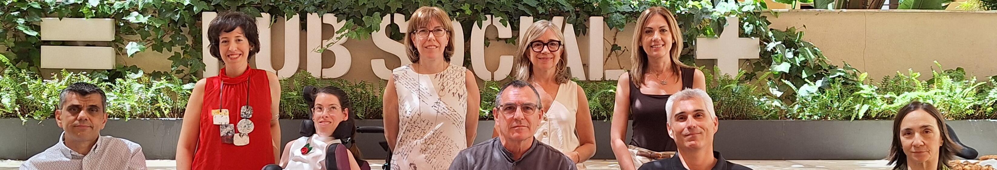 Fotografia amb alguns dels integrants de la nova Junta Directiva. 
