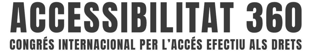 Imatge del congrés Accessibilitat 360