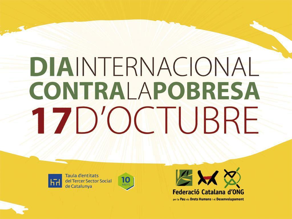 Dia Internacional contra la pobresa