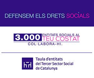 Implica't i defensa el drets socials amb la Taula del Tercer Sector