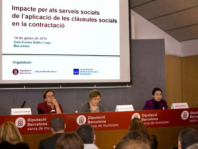Impacte per als serveis socials de l’aplicació de les clàusules socials a la contractació (2010)