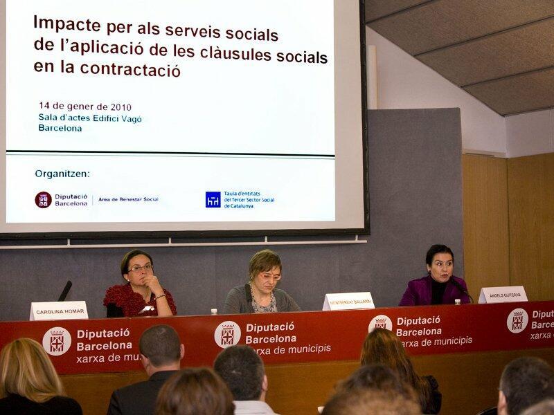 Impacte per als serveis socials de l’aplicació de les clàusules socials a la contractació (2010)