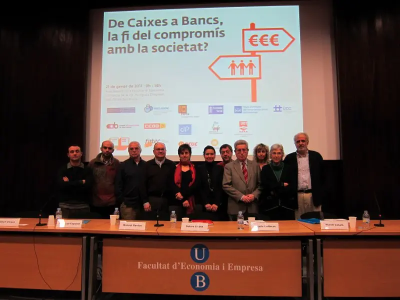  ‘De Caixes a Bancs. La fi del compromís amb la societat?' (2011)