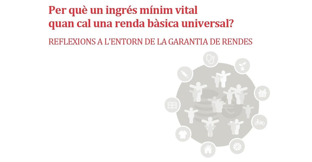 imatge portada document ECAS que reclama una renda bàsica