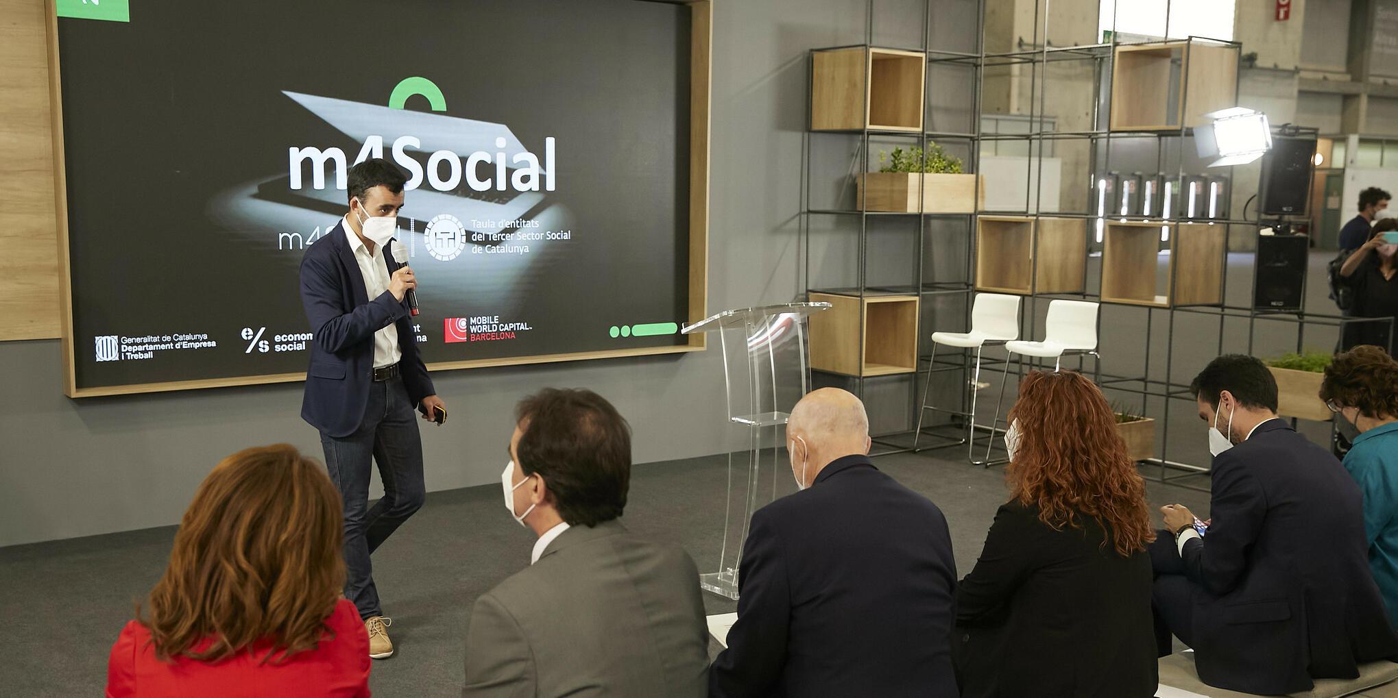 Imatge acte de m4Social al MWC 2021